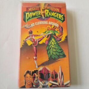 No Clowning Around VHS Mighty Morphin Power Rangers